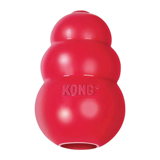 KONG Classic – Jouet à mâcher et à garnir pour chien (caoutchouc naturel) indestructible