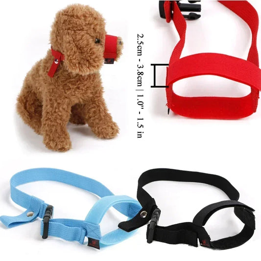 Muselière souple pour petit chien – Sécurité et confort en promenade