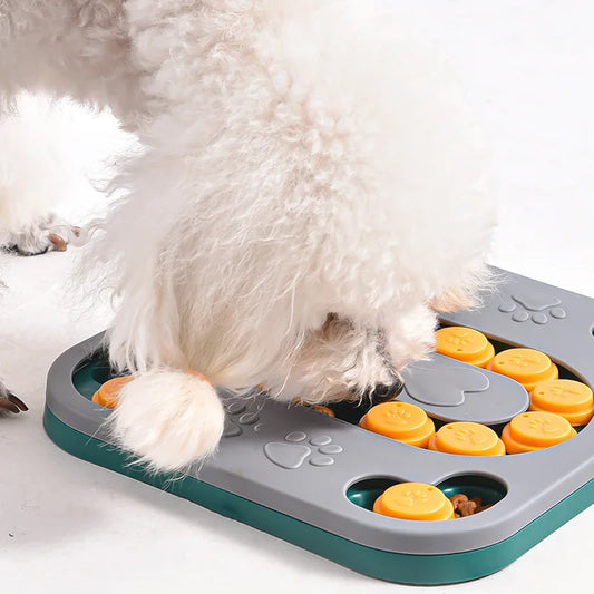 Gamelle puzzle interactive pour chien et chat – Slow feeder anti-glouton