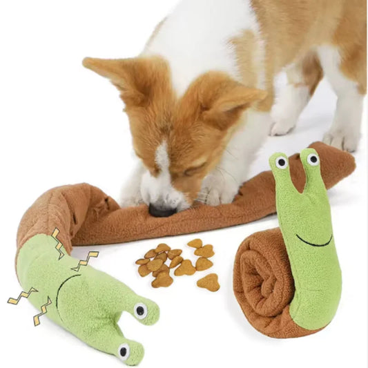 Jouet de fouille en forme d’escargot – Tapis de flair interactif pour chien et chat